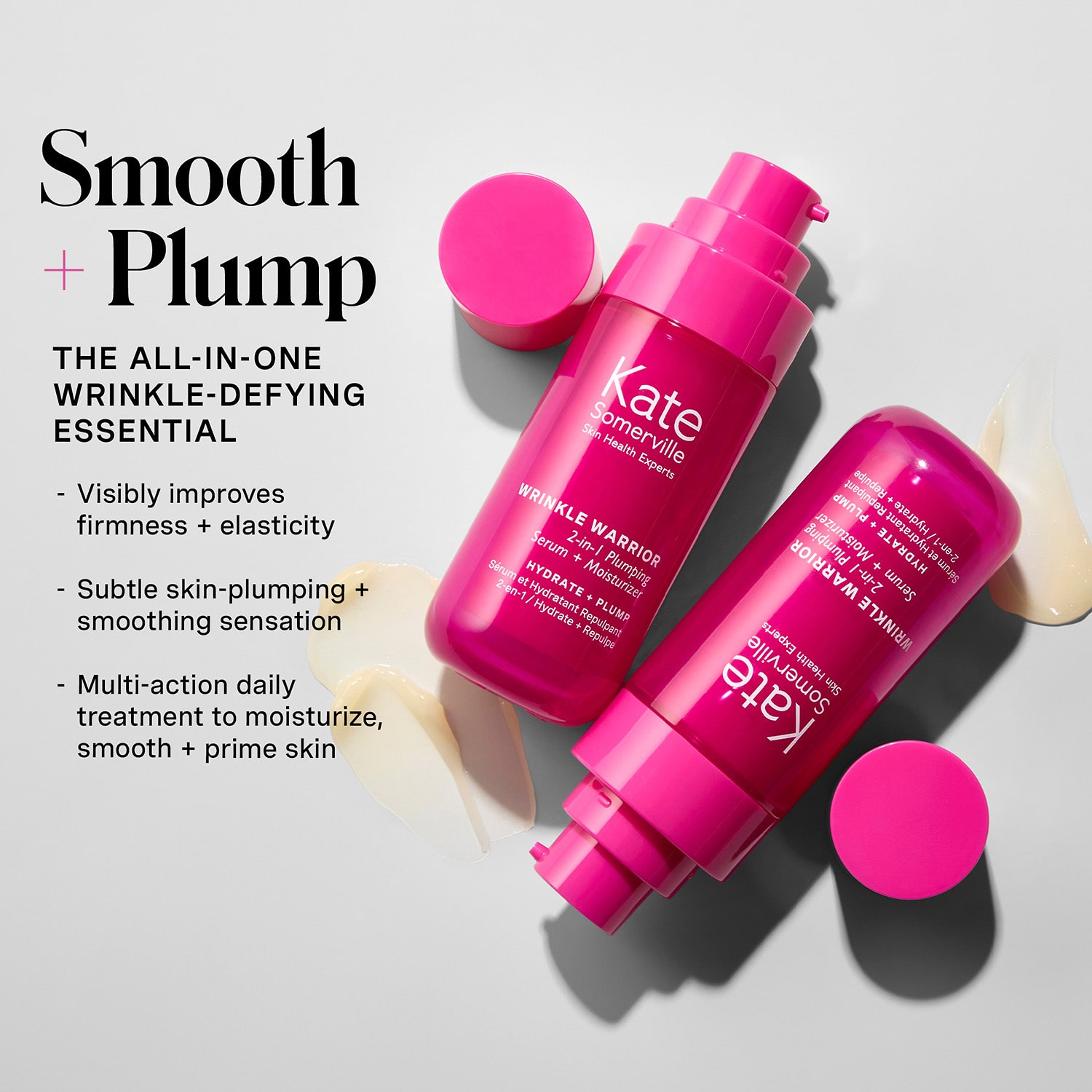 Kate Somerville Wrinkle Warrior® 2-In-1 Plumping Serum + Facial Moisturizer