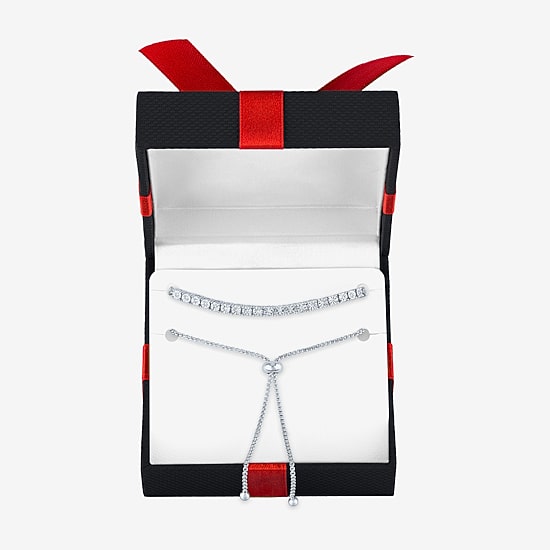 Timeless Yes, Please! (G-H / Si2-I1) Womens 1/10 CT. T.W. Lab Grown White Diamond Bolo Bracelet