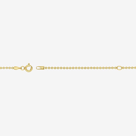 Diamond Addiction (G-H / Si1-Si2) Womens 14K Gold Over Silver 18 Inch Bead Chain Necklace