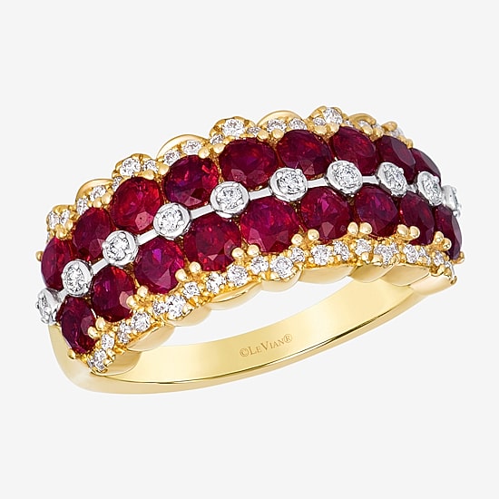 Le Vian Grand Sample Sale Le Vian Grand Sample Sale Limited Quantities! Womens 11M 1/3 CT. T.W. Genuine Red Ruby Platinum Band