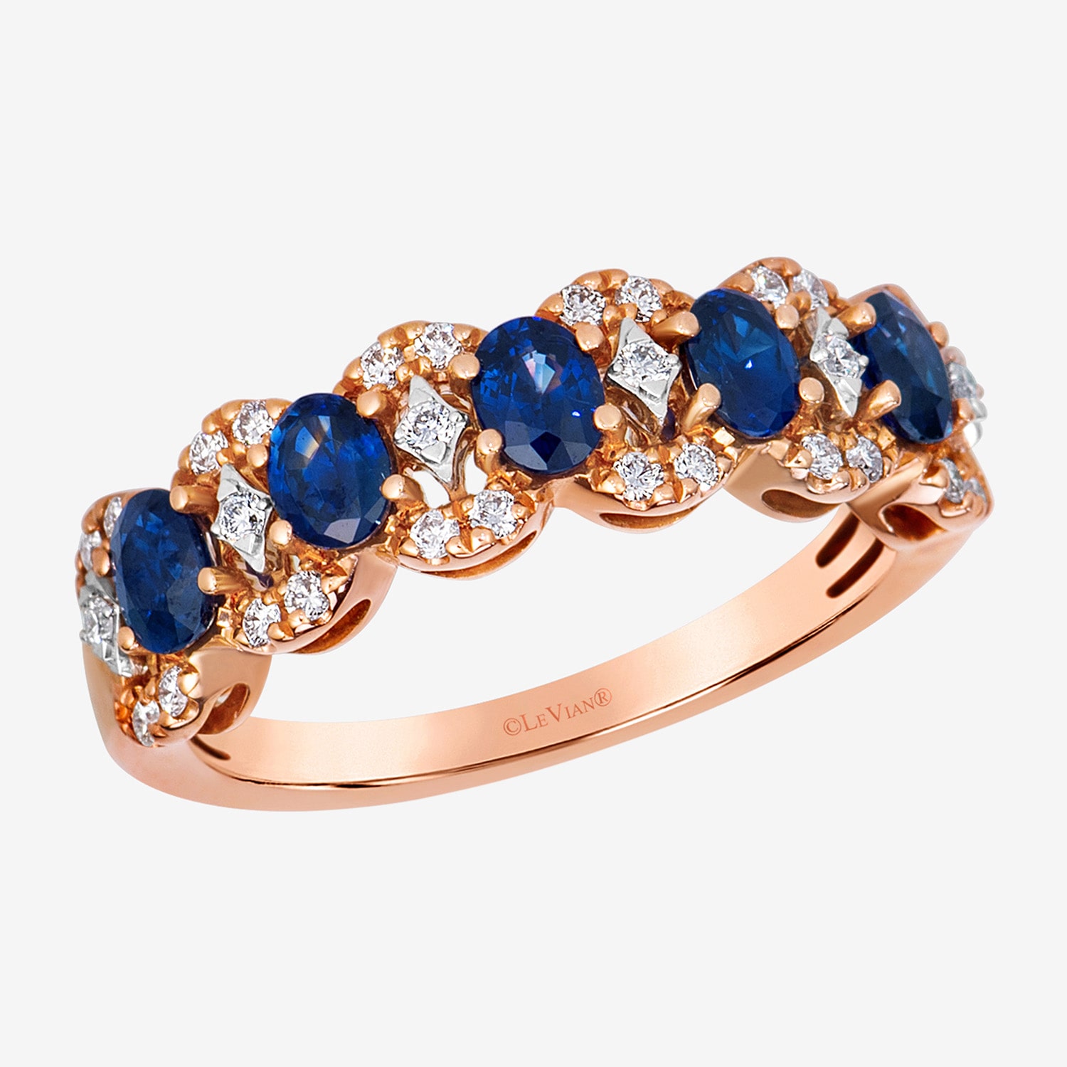 Le Vian Grand Sample Sale Le Vian Grand Sample Sale Limited Quantities! Womens 8MM 1/5 CT. Genuine Blue Sapphire Platinum Band