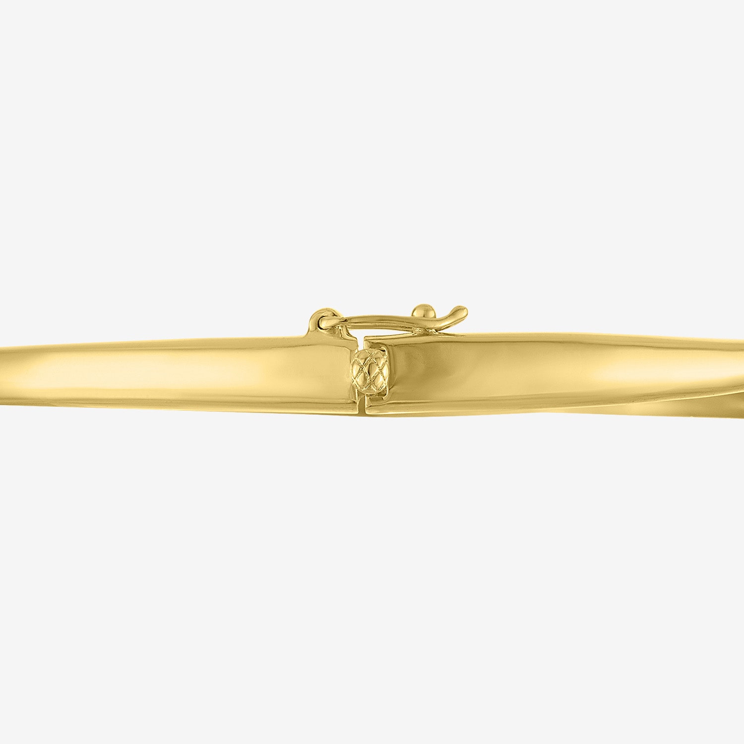 (G-H/ Si1-Si2) Womens 1/3 CT. T.W. Lab Grown White Diamond 14K Gold Over Brass Bangle Bracelet