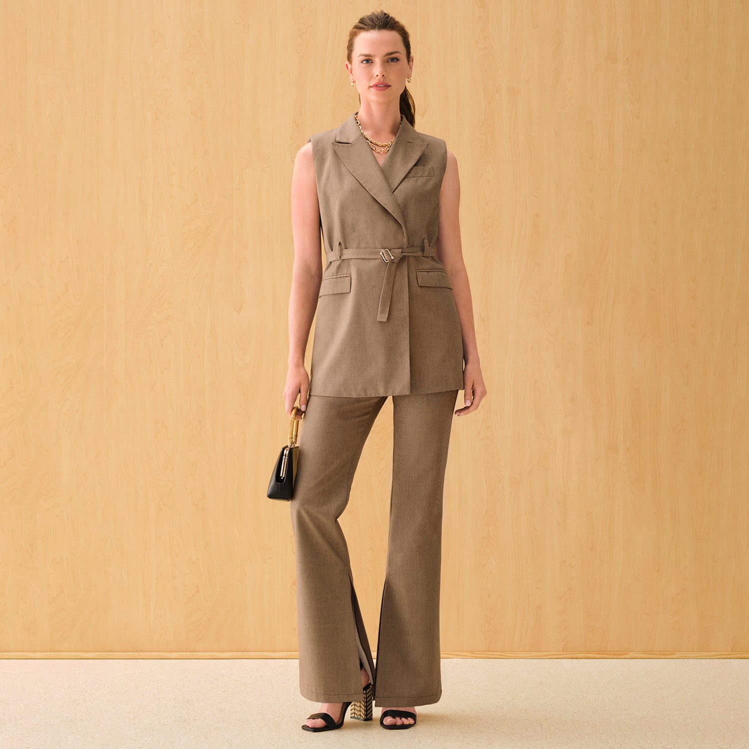Worthington Womens Regular Fit Suit Vest