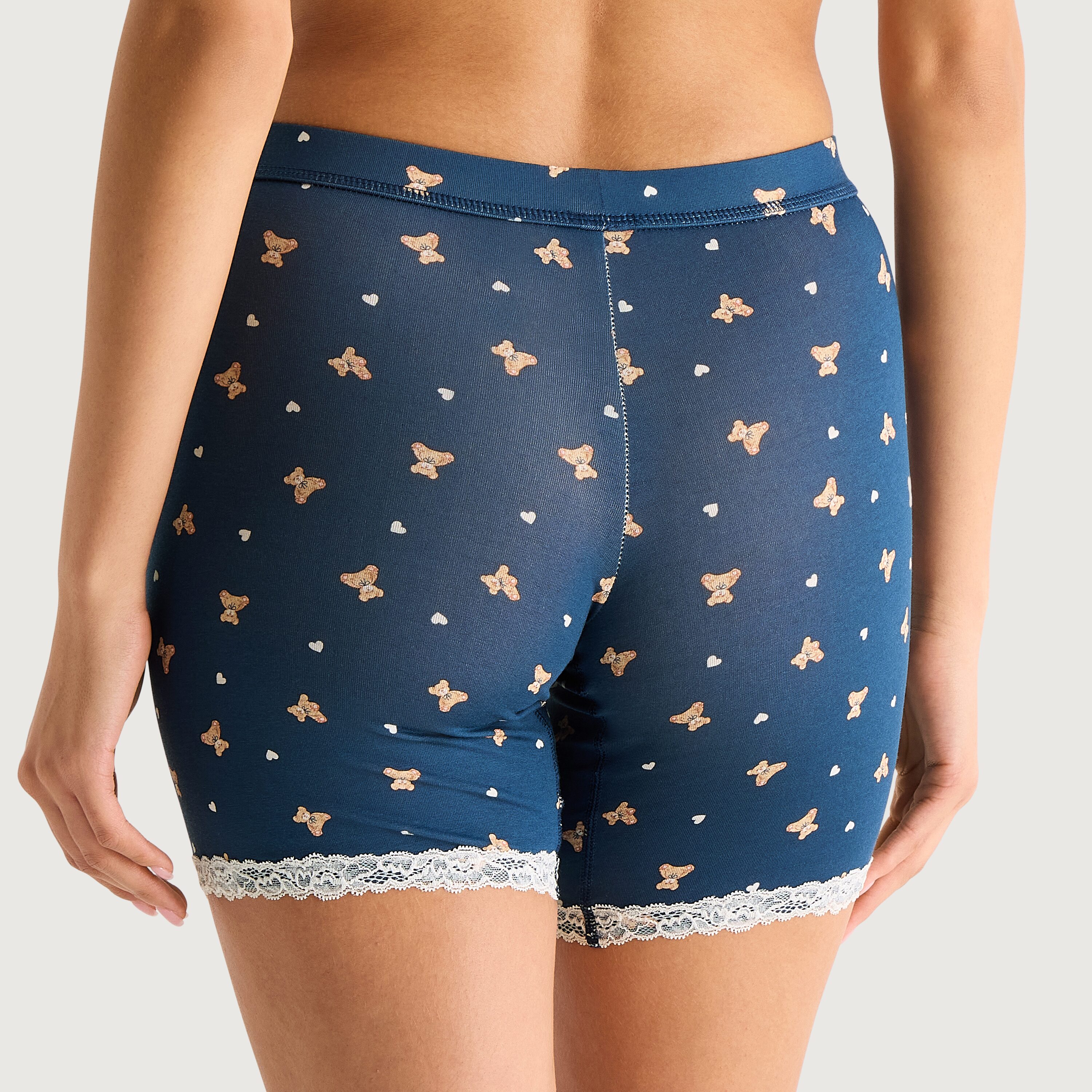 Arizona Body Cotton Boxer Briefs with Lace Trim