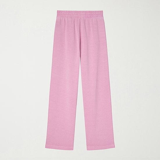 PUMA Big Kid Girls Mid Rise Wide Leg Regular Fit French Terry Pull-On Pant