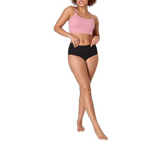 Hanes Womens Period + Leak Resistant 2 Pack Brief Panty 40smcp