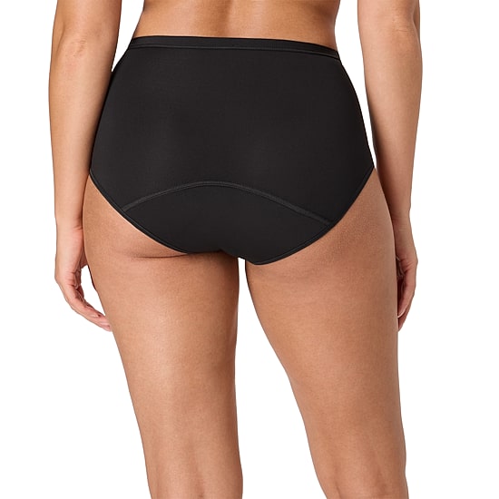 Hanes Womens Period + Leak Resistant 2 Pack Brief Panty 40smcp