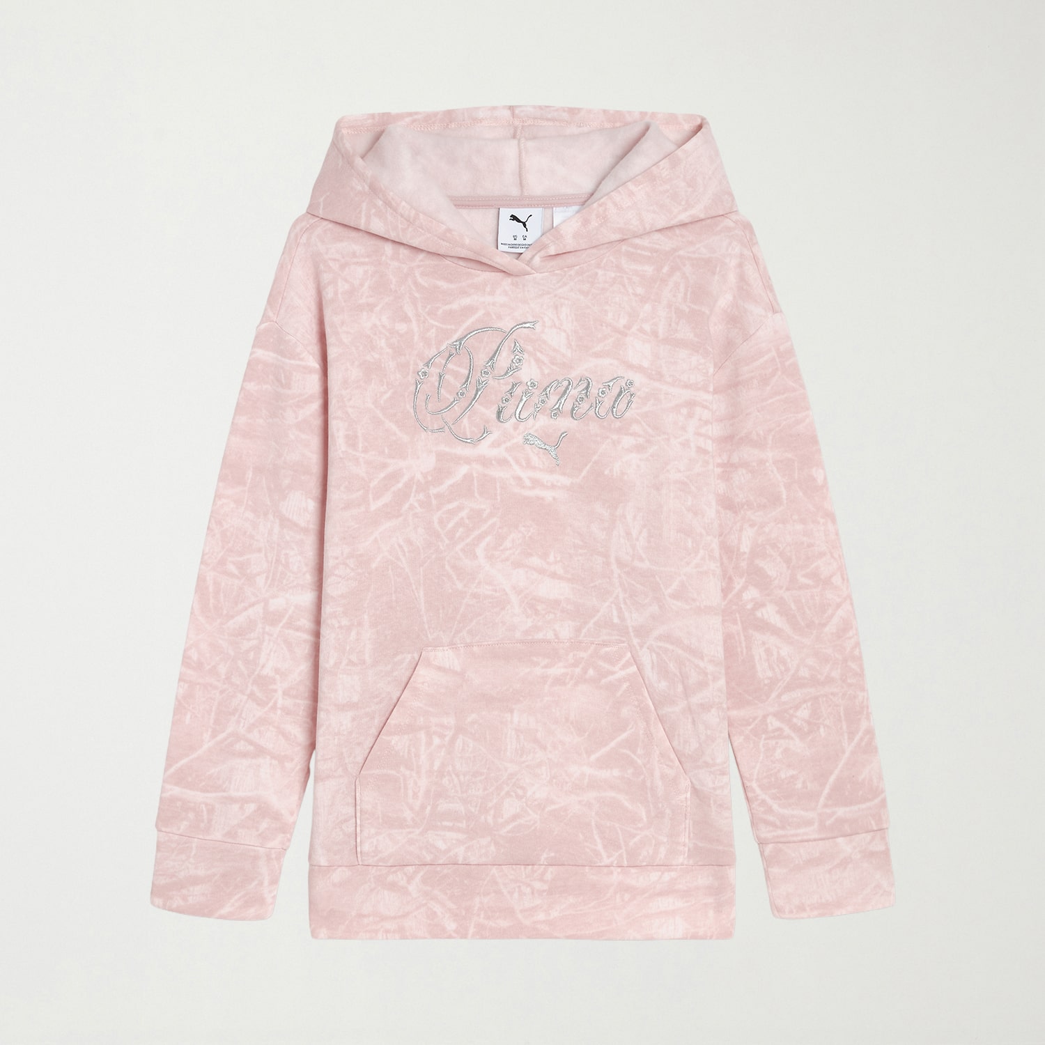 PUMA Big Kid Girls Long Sleeve Fleece Active Hoodie