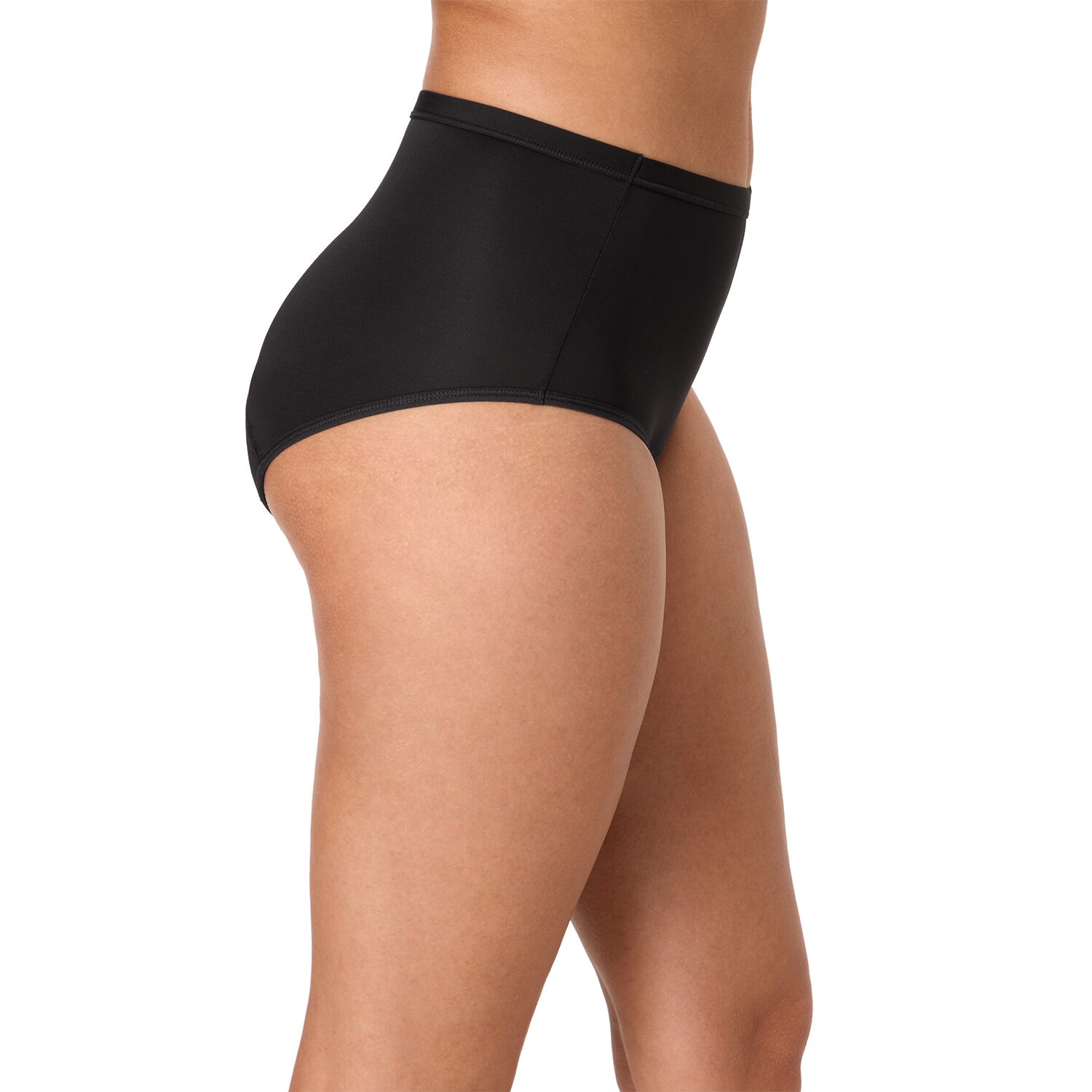 Hanes Womens Period + Leak Resistant 2 Pack Brief Panty 40smcp