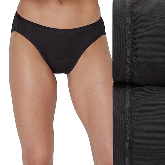 Hanes Womens 2 Pack Period + Leak Resistant Bikini Panty 42mmcp