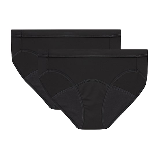 Hanes Womens 2 Pack Period + Leak Resistant Bikini Panty 42mmcp