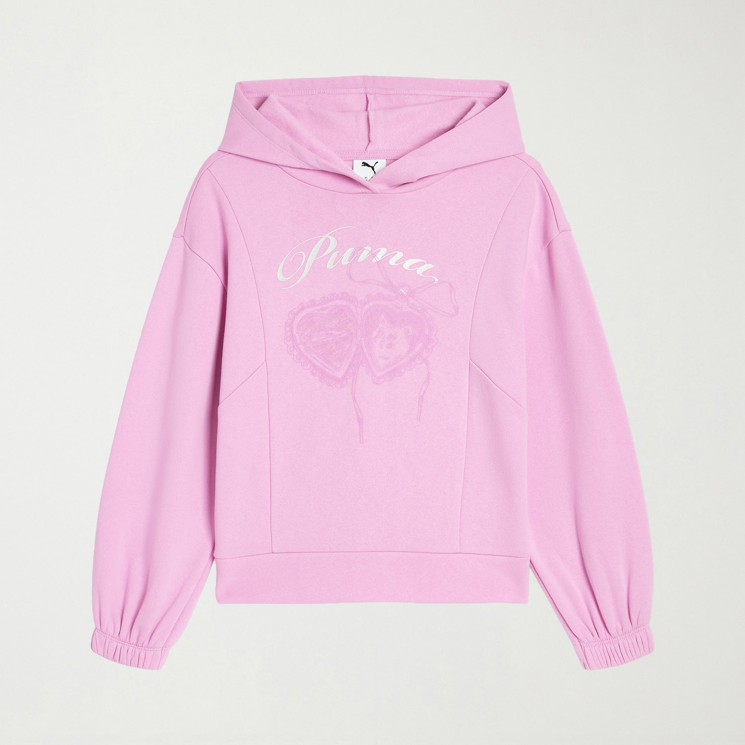 PUMA Big Kid Girls Long Sleeve Fleece Active Hoodie