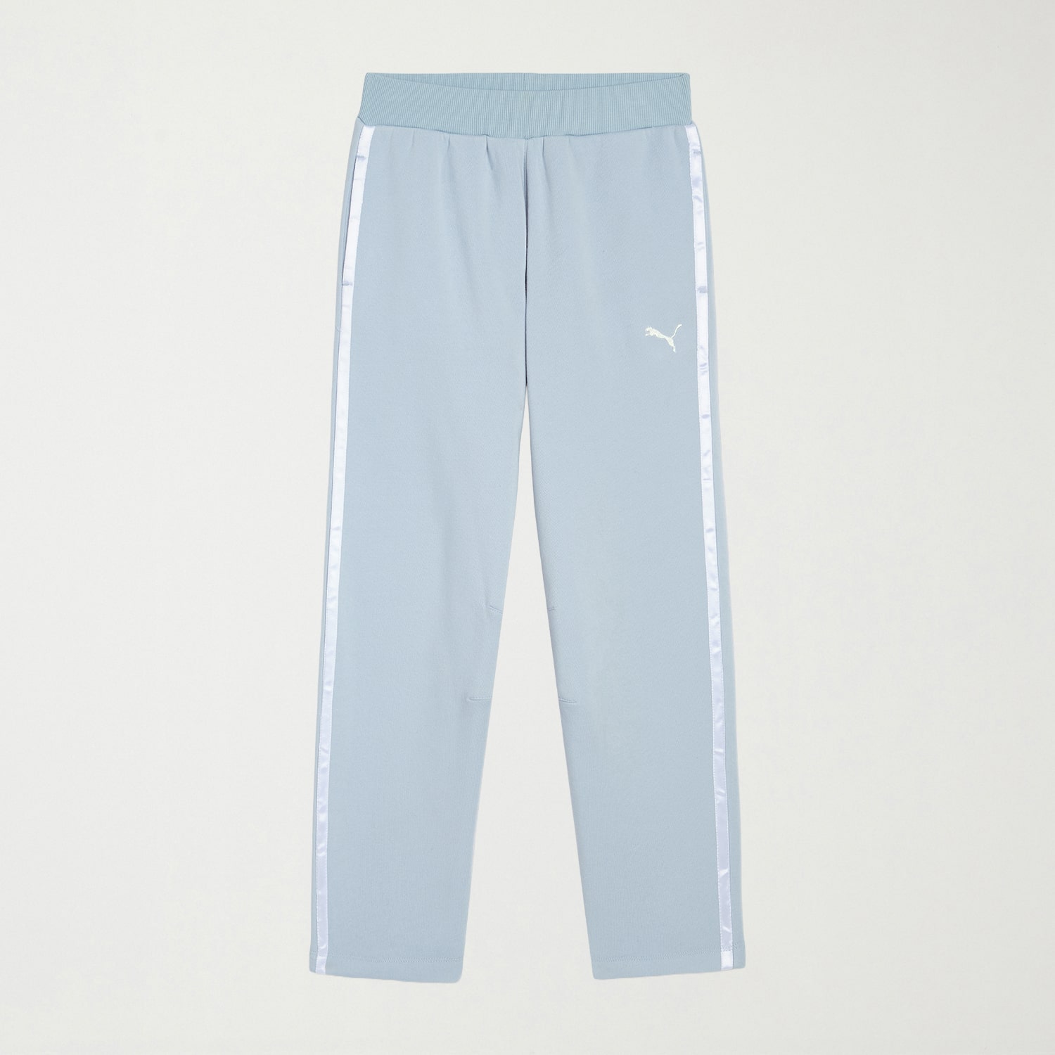 PUMA Big Kid Girls Mid Rise Wide Leg Regular Fit Fleece Pull-On Pant