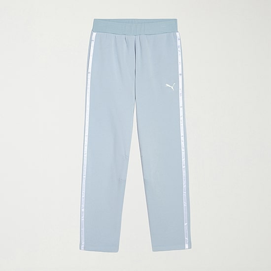 PUMA Big Kid Girls Mid Rise Wide Leg Regular Fit Fleece Pull-On Pant