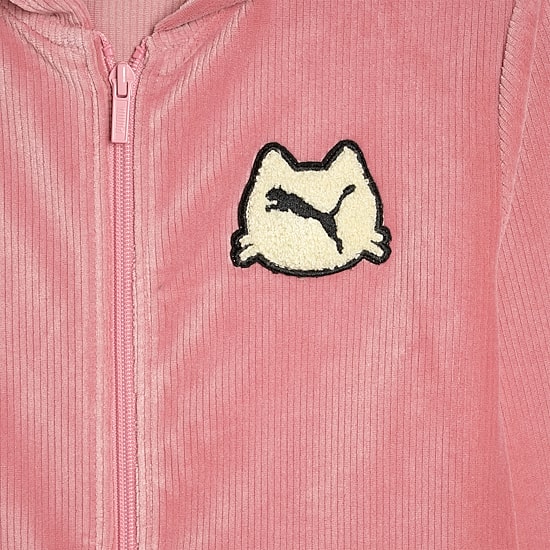 PUMA Big Kid Girls Long Sleeve Zipper Active Hoodie