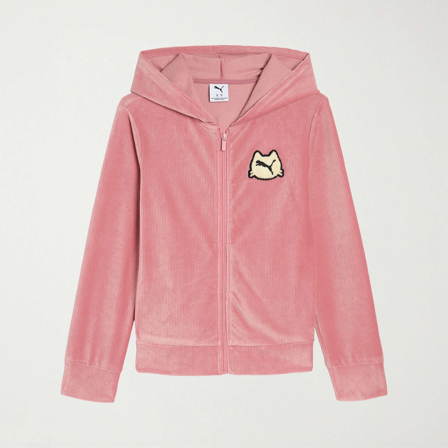 PUMA Big Kid Girls Long Sleeve Zipper Active Hoodie