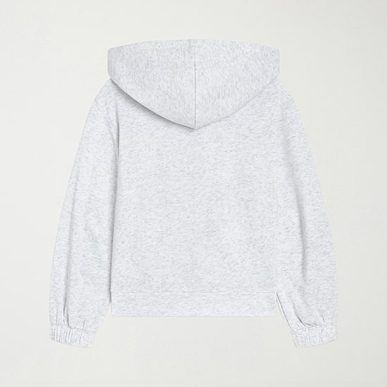 PUMA Big Kid Girls Long Sleeve Fleece Zipper Active Hoodie