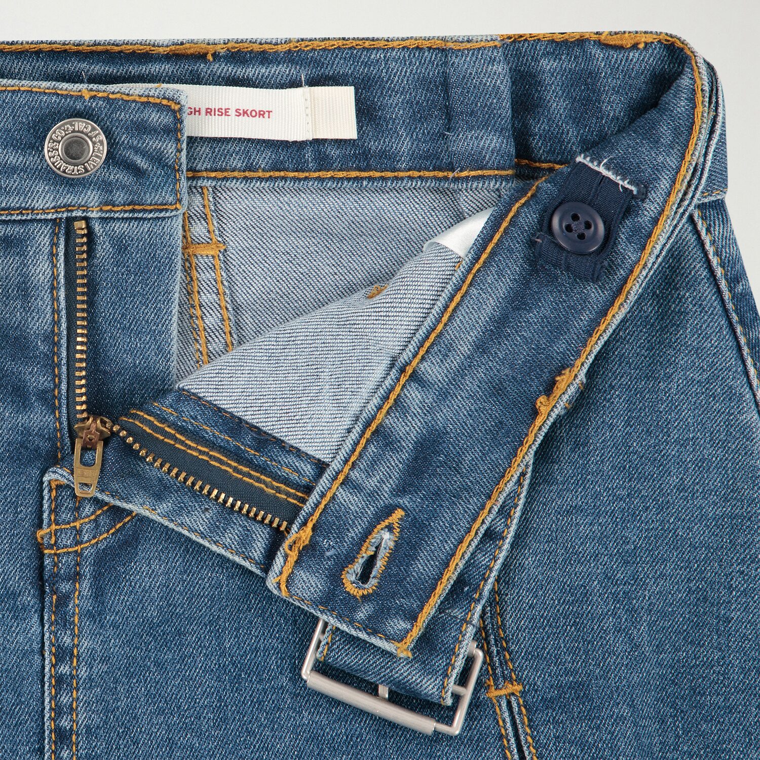 Levi's® Big Kid Girls Belted Woven Skort
