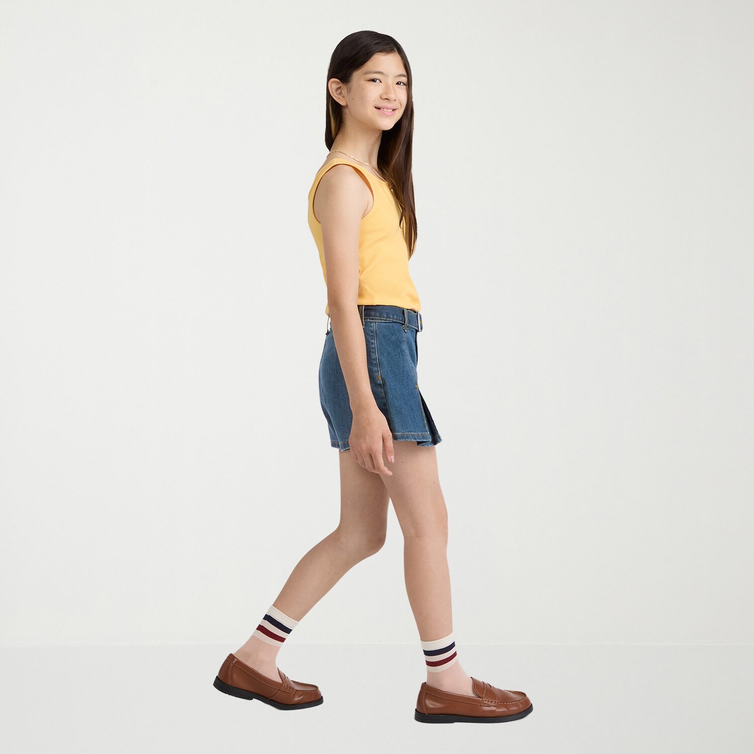 Levi's® Big Kid Girls Belted Woven Skort