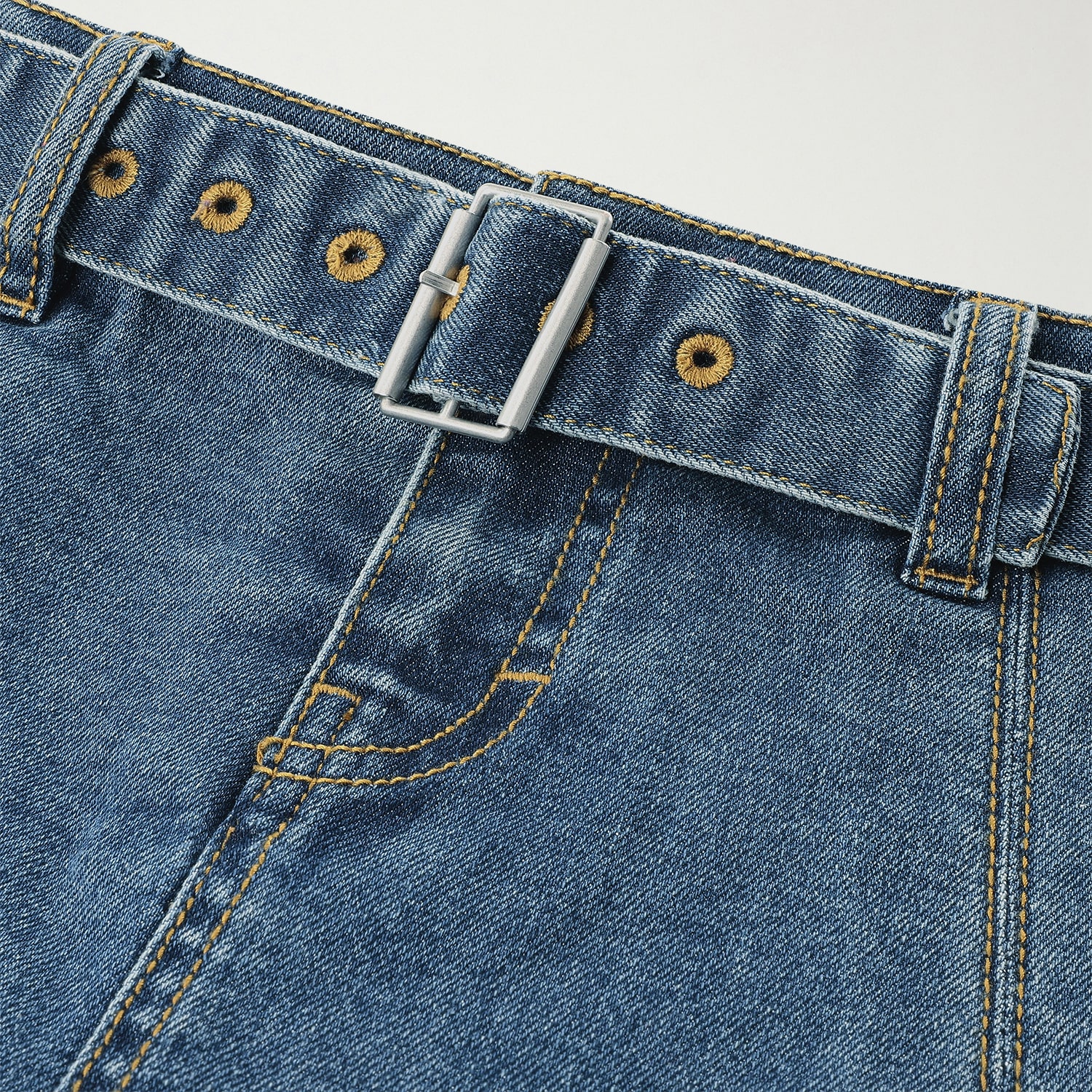 Levi's® Big Kid Girls Belted Woven Skort