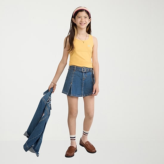 Levi's® Big Kid Girls Belted Skort