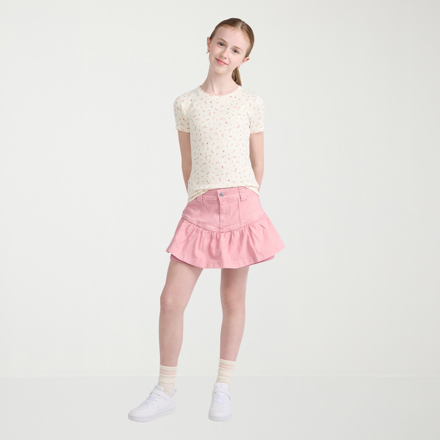 Levi's® Big Kid Girls Adjustable Waist Woven Skort