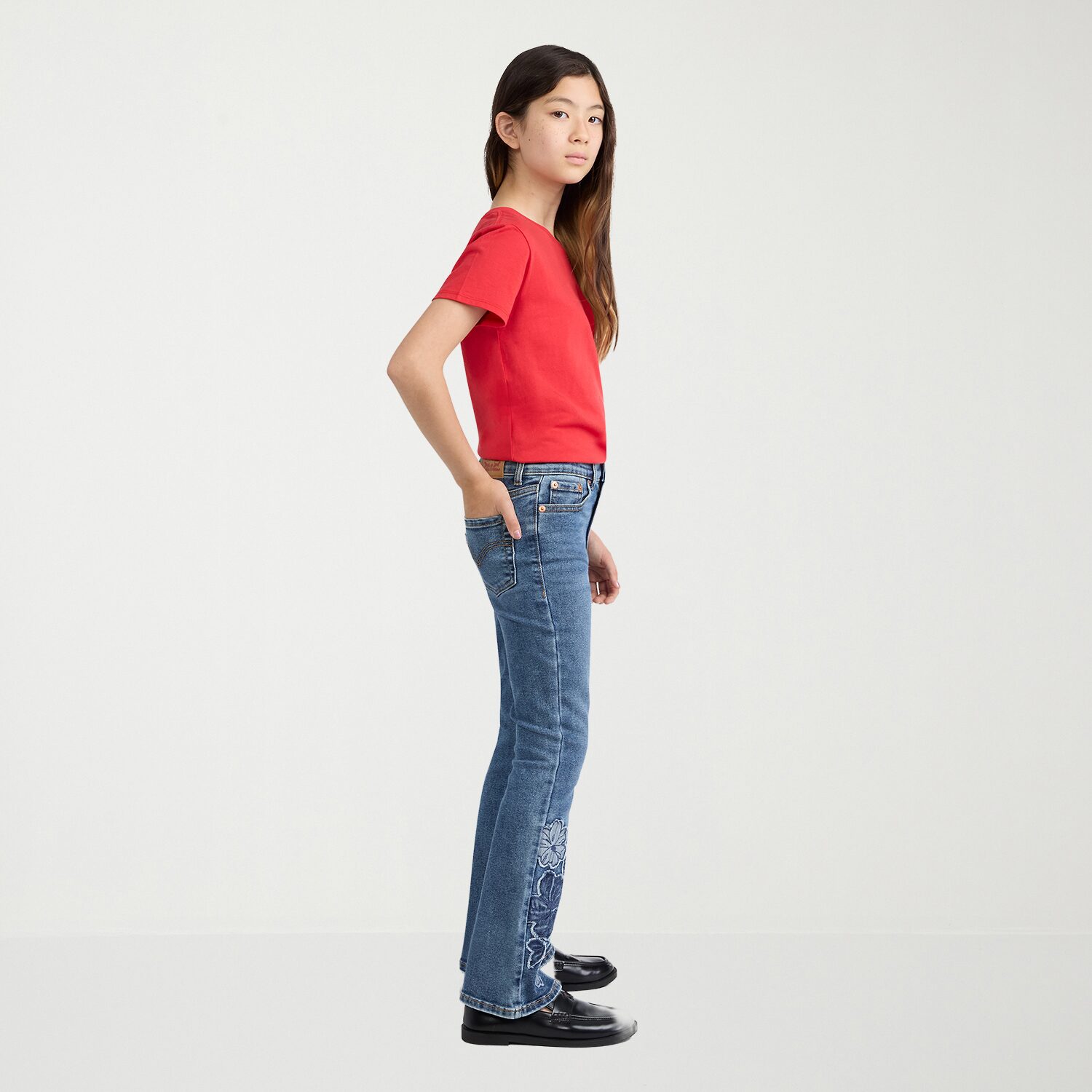 Levi's® Big Kid Girls Adjustable Waist Flare Leg Jean