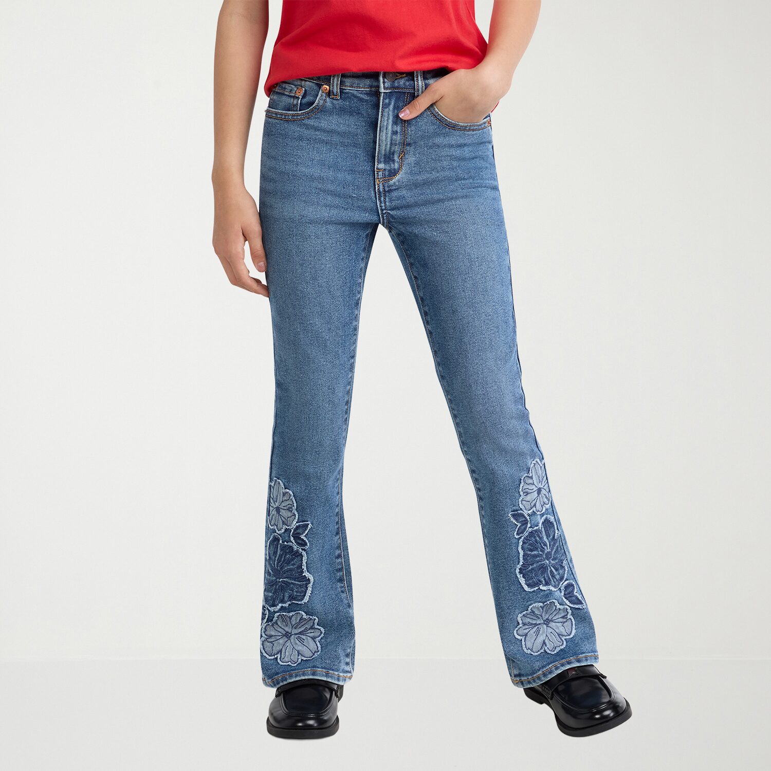 Levi's® Big Kid Girls Adjustable Waist Flare Leg Jean