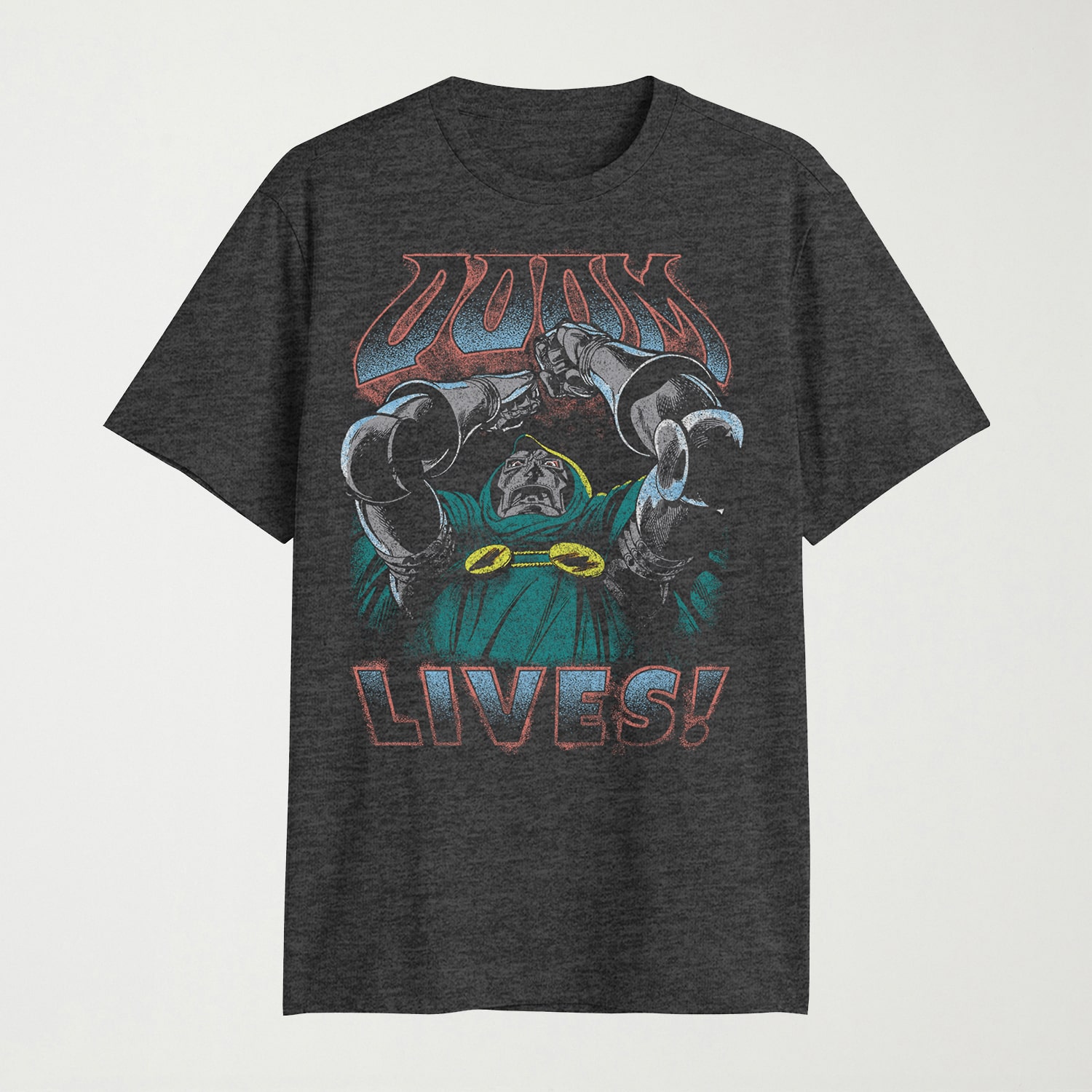 Doom Mens Crew Neck Short Sleeve Classic Fit Big and Tall Graphic T-Shirt