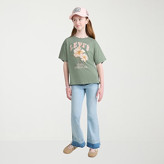 Levi's® Big Kid Girls Crew Neck Short Sleeve T-Shirt