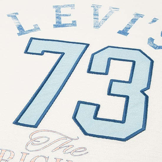 Levi's® Big Kid Girls V Neck Short Sleeve T-Shirt