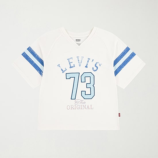 Levi's® Big Kid Girls V Neck Short Sleeve T-Shirt