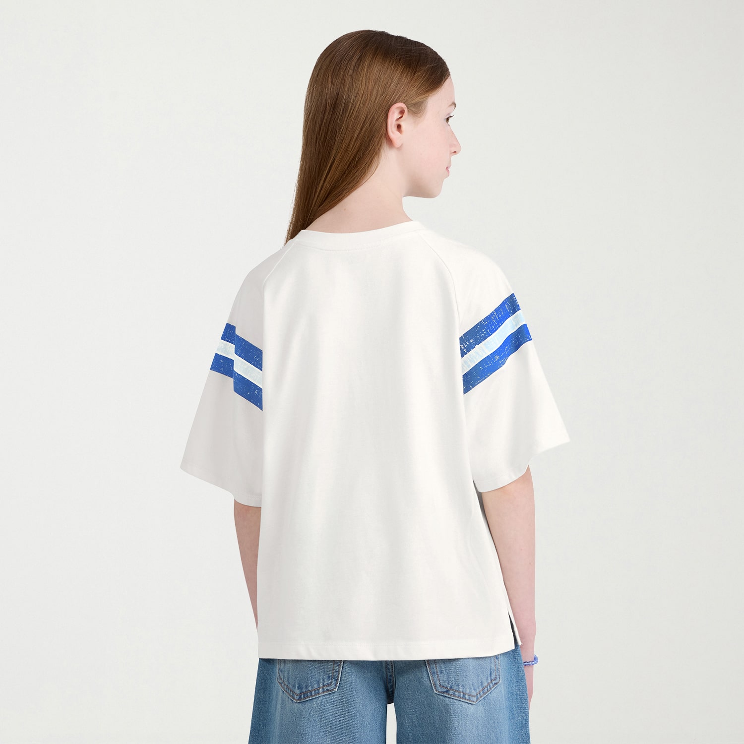 Levi's® Big Kid Girls V Neck Short Sleeve T-Shirt