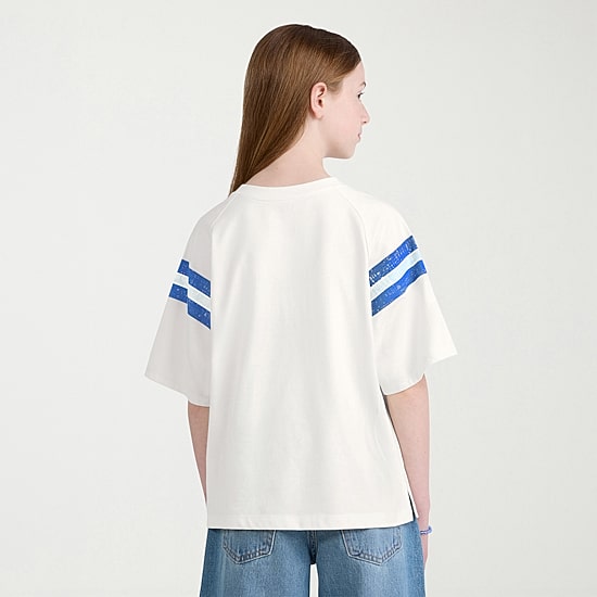 Levi's® Big Kid Girls V Neck Short Sleeve T-Shirt