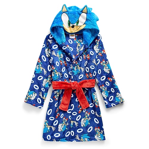 Licensed Properties Kids' Boys Long Sleeve Robe In Blue