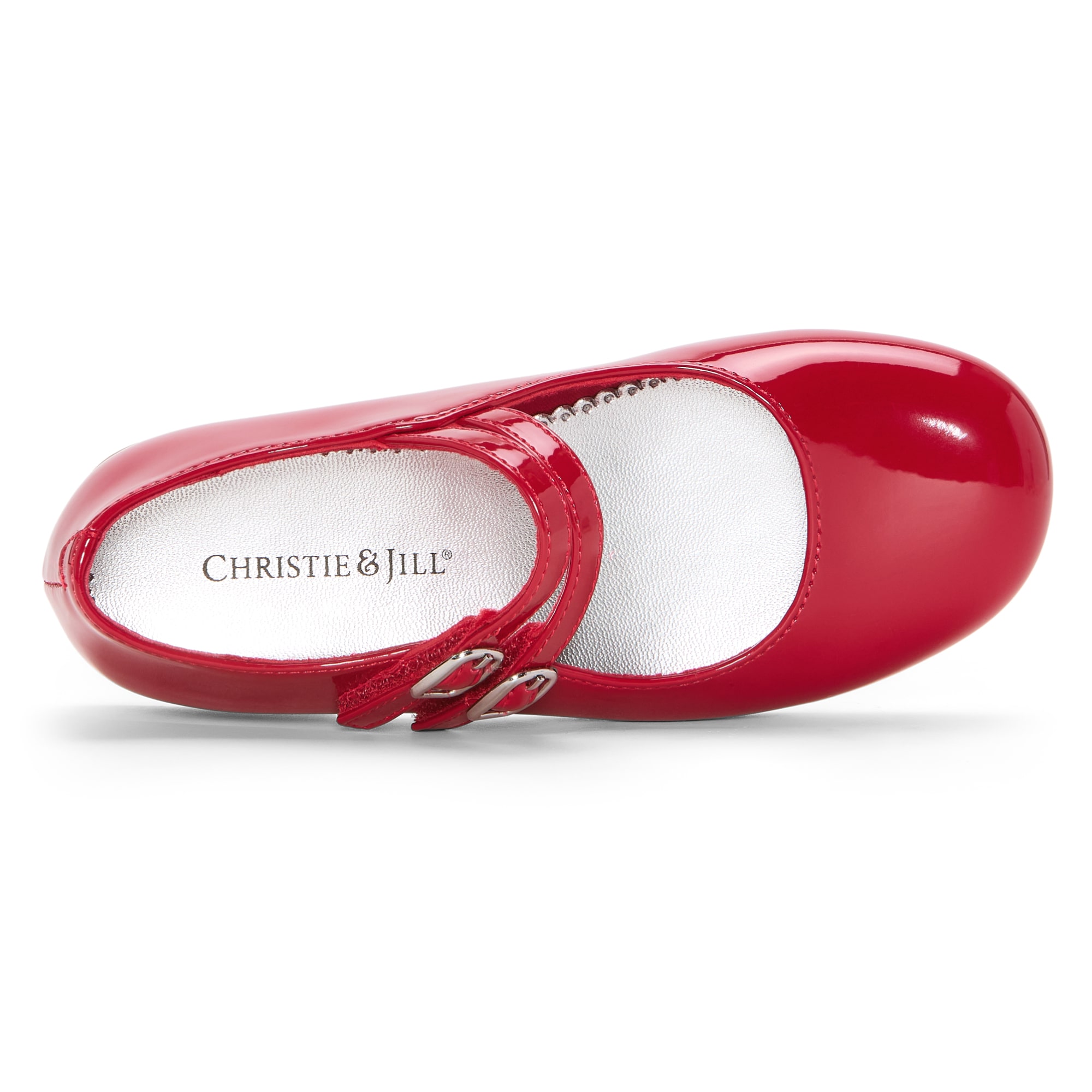 Christie & Jill Dahlia Little Big Kid Girls Round Closed Toe Mary Jane Shoes