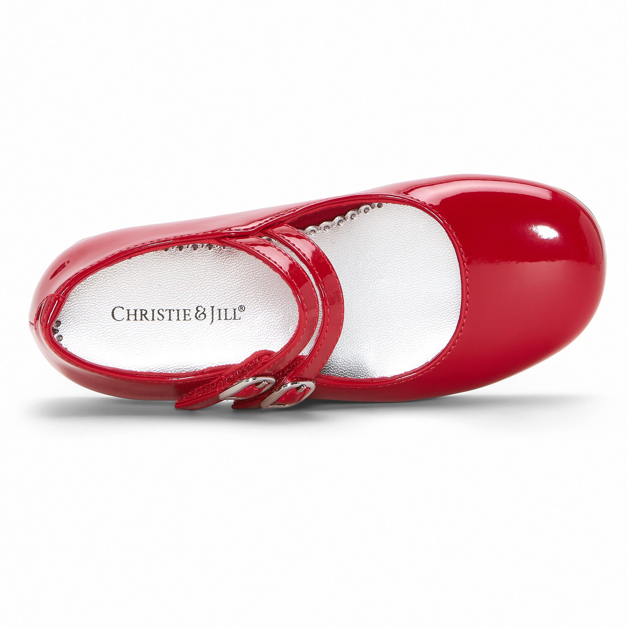 Christie & Jill Lil Dahlia Toddler Girls Round Closed Toe Mary Jane Shoes
