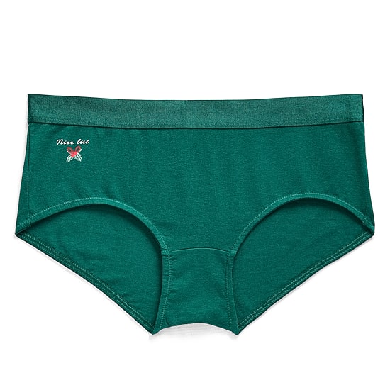 Arizona Body Cotton Elastic Waist Boyshort Panty