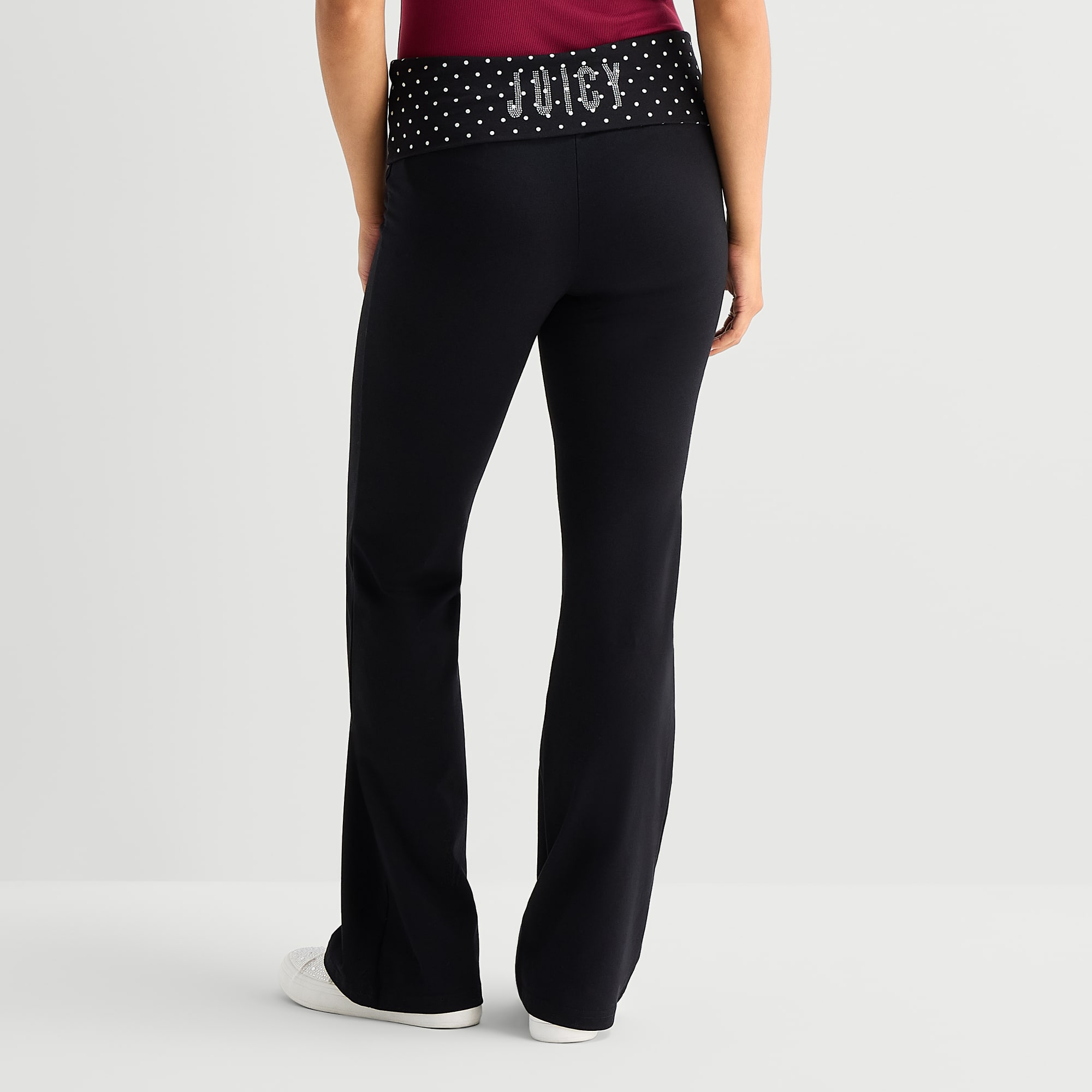 Juicy By Couture Womens High Rise Knit 32" Skinny Juniors Full Length Leggings