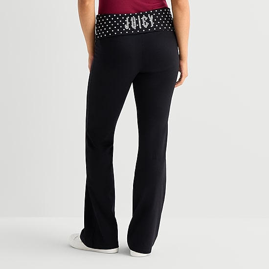 Juicy By Juicy Couture Womens High Rise Knit 32" Active Skinny Juniors Full Length Leggings