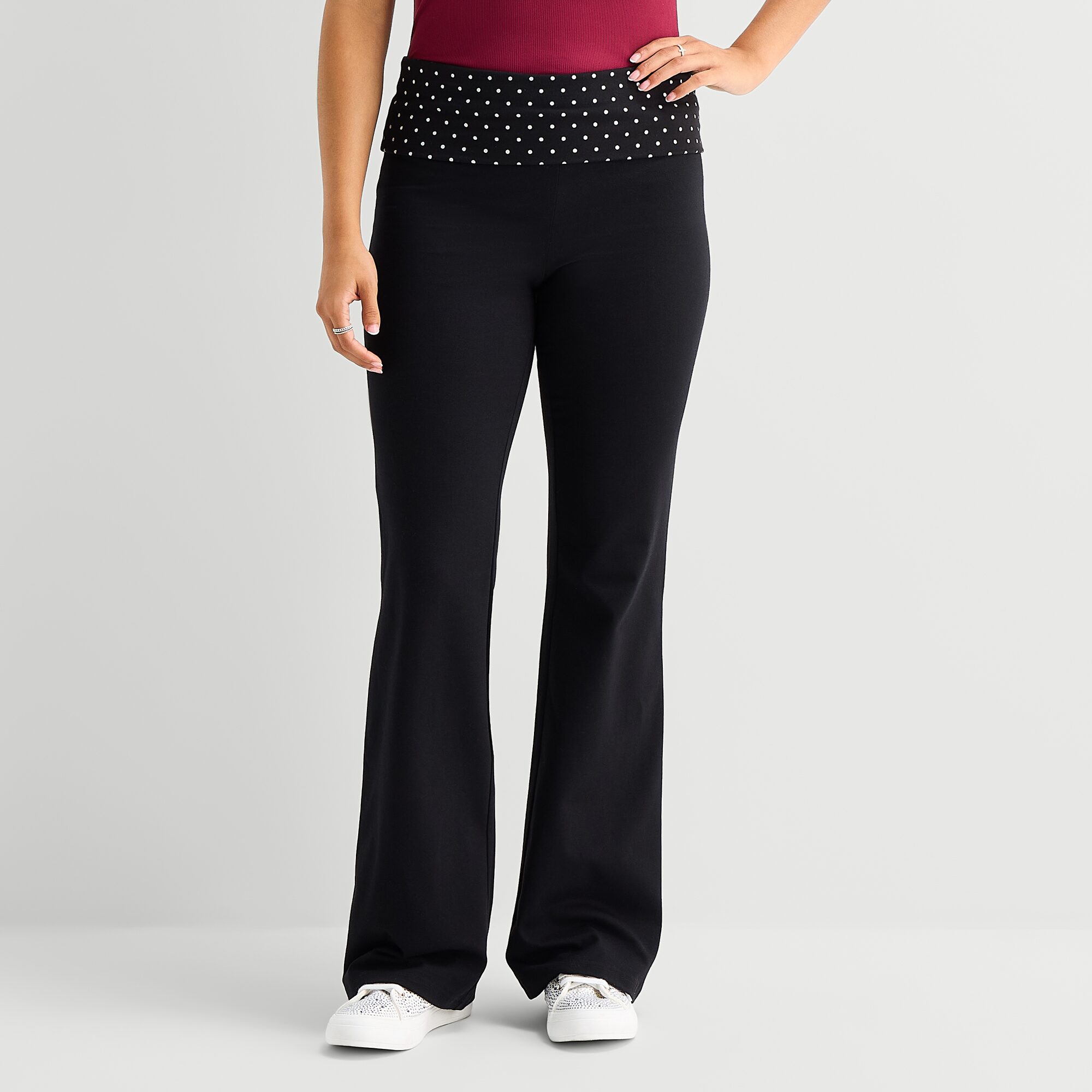 Juicy By Couture Womens High Rise Knit 32" Skinny Juniors Full Length Leggings