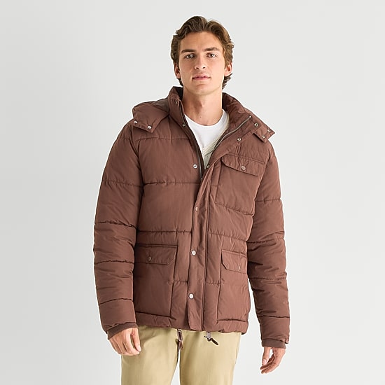 St. John's Bay Mens Puffer Jacket