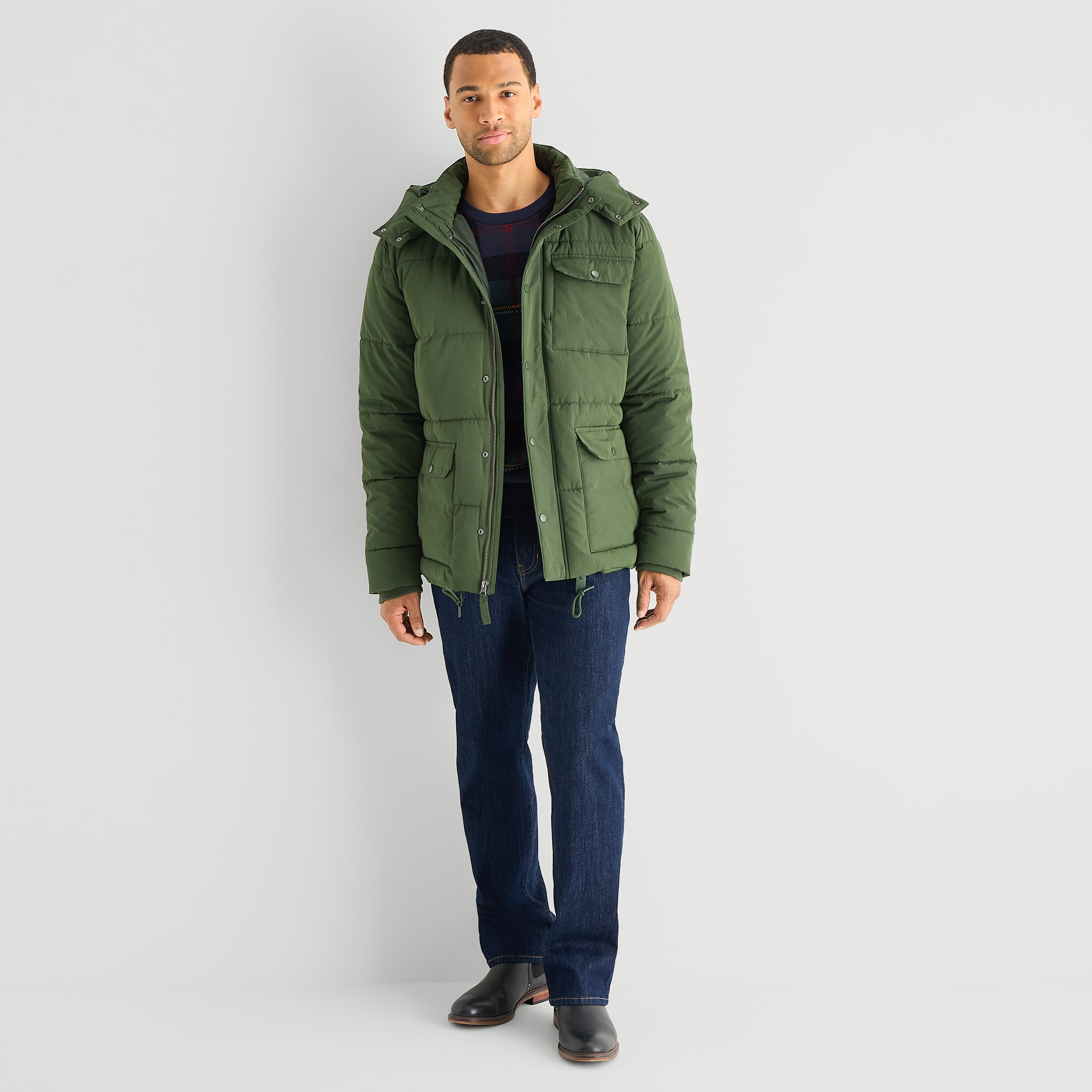 St. John's Bay Mens Puffer Jacket