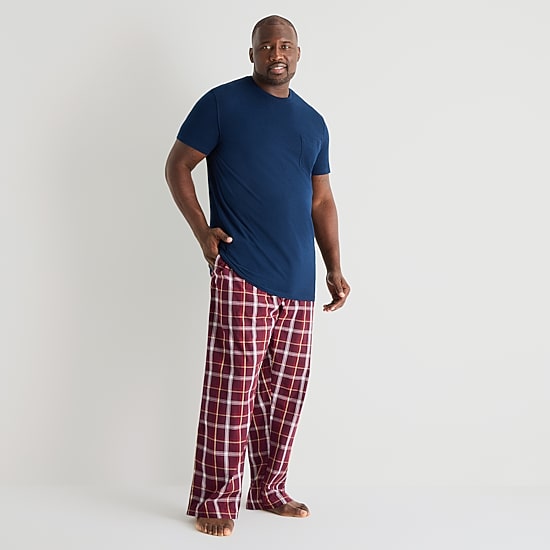 St. John's Bay Mens Big and Tall Pajama Pants