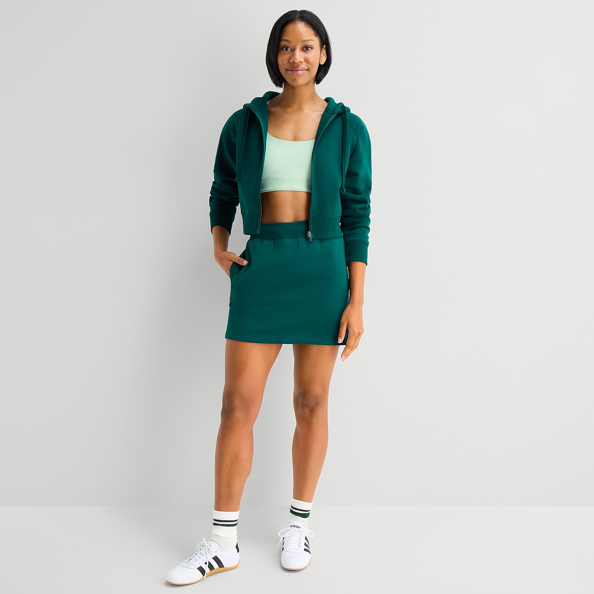 Xersion Womens Long Sleeve Fleece Active Hoodie