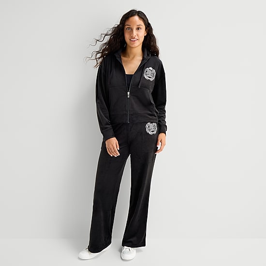 Juicy By Juicy Couture Womens Juniors Lightweight Track Jacket