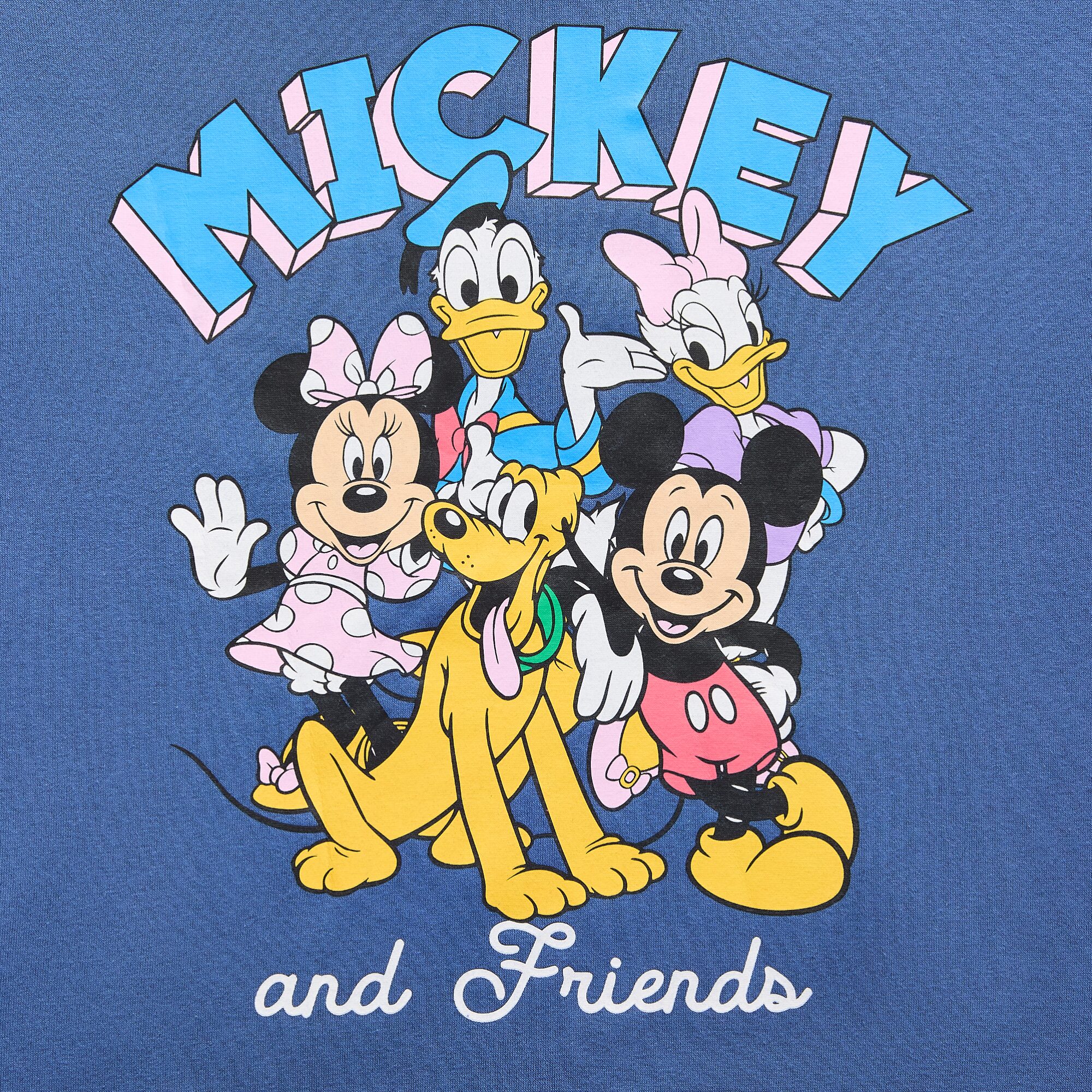 Mickey & Friends Hoodie Womens Juniors Long Sleeve Mouse