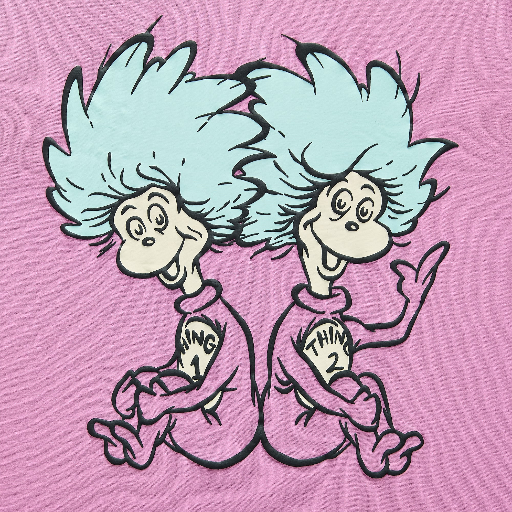 Things Boyfriend Tee Womens Juniors Crew Neck Short Sleeve Regular Fit Dr. Seuss Graphic T-Shirt
