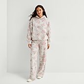 Arizona Womens Juniors Wide Leg Low Rise Lounge Pant