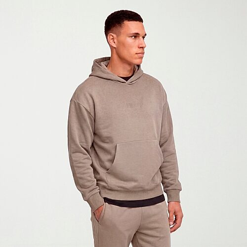 PUMA Mens Long Sleeve Active Hoodie, Medium, Brown